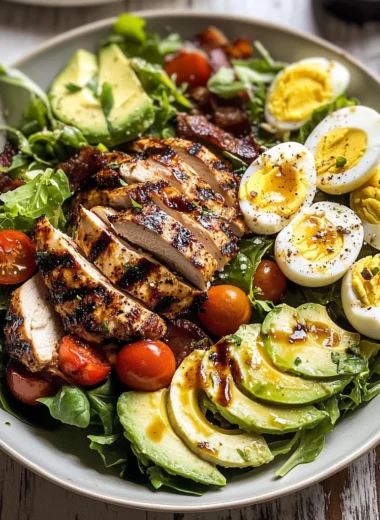 Grilled Balsamic Chicken Cobb Salad