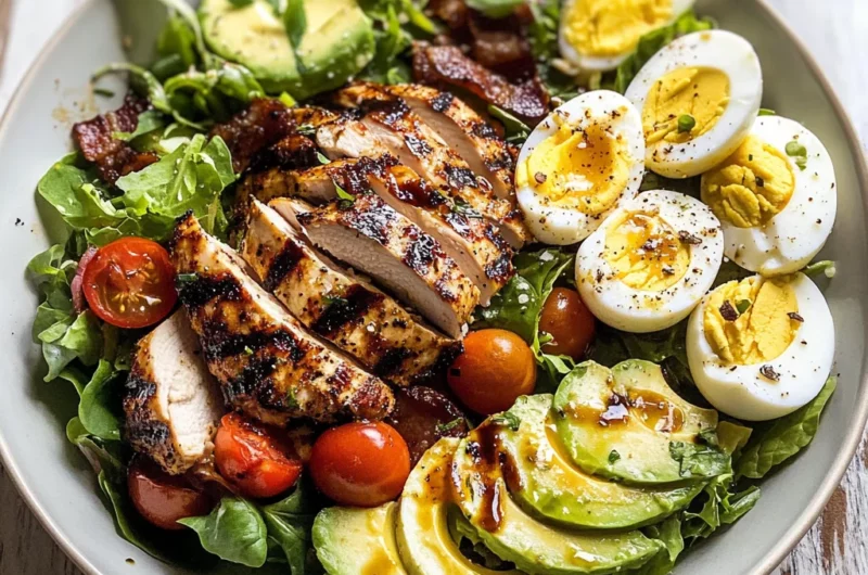 Grilled Balsamic Chicken Cobb Salad