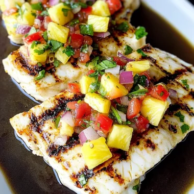 Grilled Mahi Mahi with Pineapple Salsa