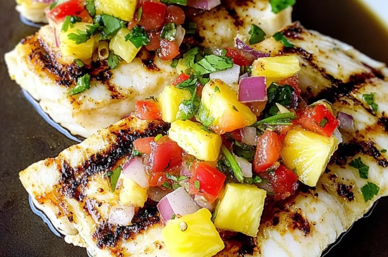 Grilled Mahi Mahi with Pineapple Salsa
