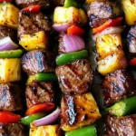 Hawaiian Steak Kabobs