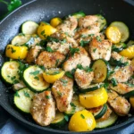 Healthy Chicken Breast with Zucchini and Squash