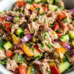 Healthy Mediterranean Tuna Salad (No Mayo)