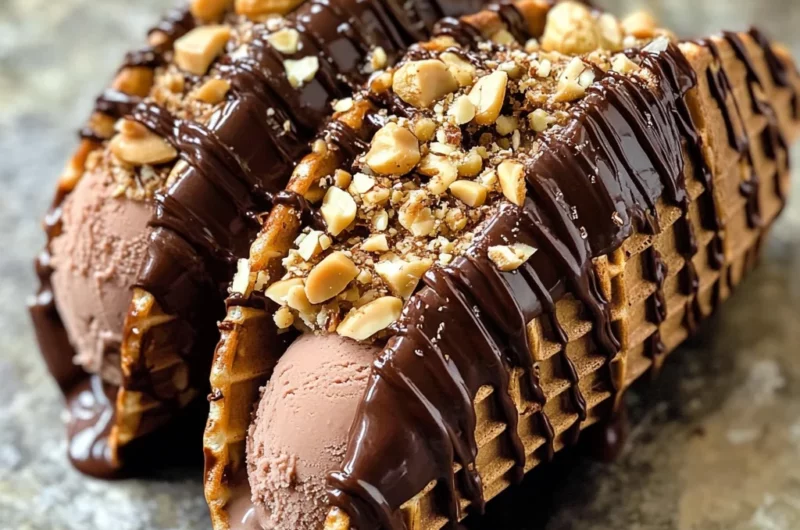 Homemade Choco Taco Tutorial