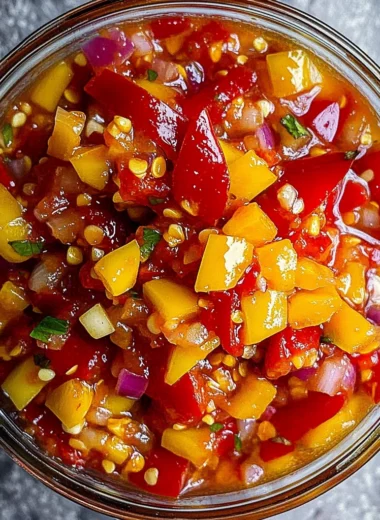 Homemade Sweet Pepper Relish Recipe