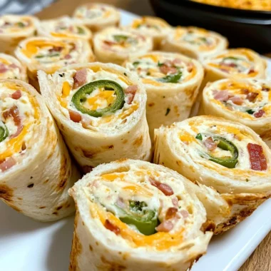 JALAPENO POPPER PINWHEELS – WITH RITZ CRISP & THINS