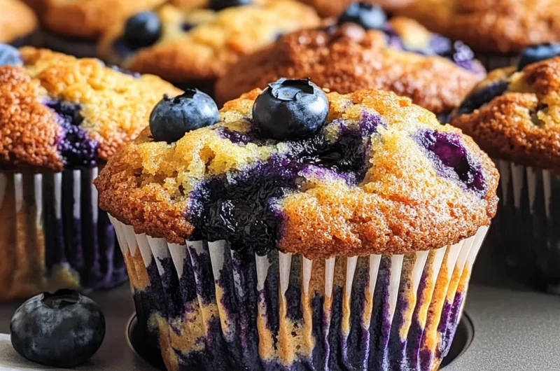 Keto Blueberry Muffins With Almond Flour