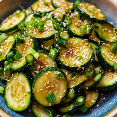 Korean zucchini side dish recipe