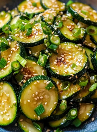Korean zucchini side dish recipe
