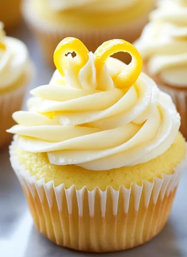 Lemon Cupcakes with Lemon Cream Cheese Frosting