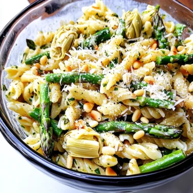 Lemony Artichoke Pasta Salad