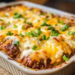 Loaded BBQ beef Potato Casserole