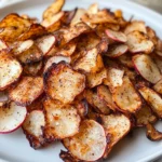Low Carb Keto Air Fryer Radish Chips