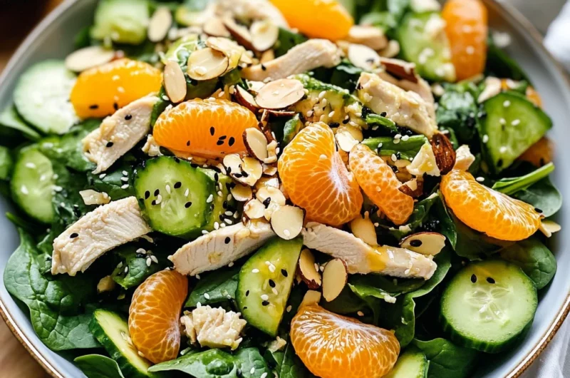 Mandarin Chicken Salad with Lemon Vinaigrette