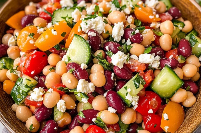 Mediterranean Bean Salad