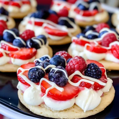Mini Fruit Pizzas