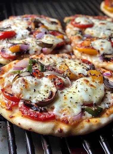 Mini Grilled Pizzas