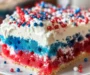 Patriotic Jello Poke Cake