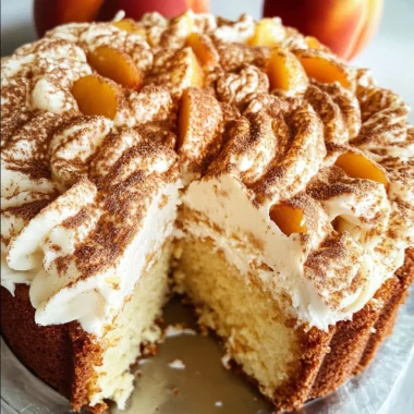 Peach Cobbler Pound Cake