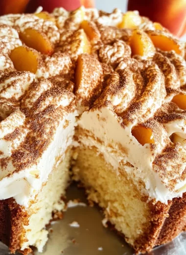Peach Cobbler Pound Cake