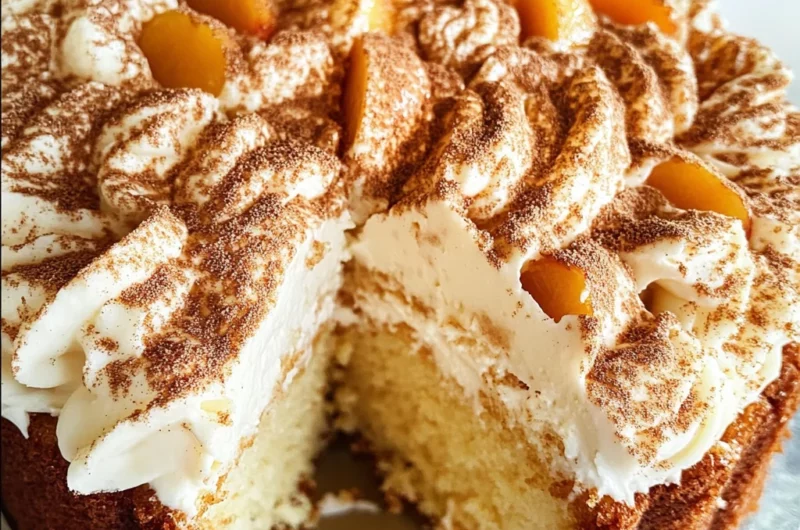 Peach Cobbler Pound Cake