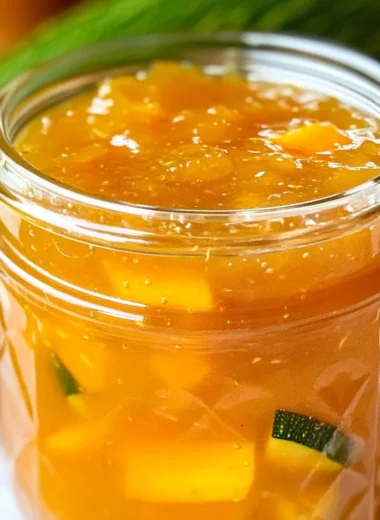 Peach Zucchini Jam Recipe
