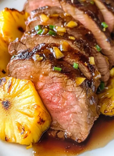 Pineapple beef Tenderloin