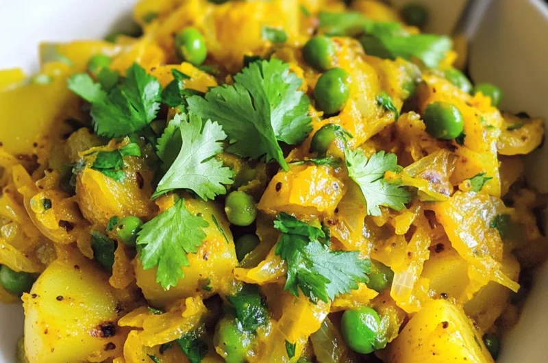 Potato, Cabbage, and Peas Curry