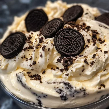 Protein Oreo Cheesecake Dessert