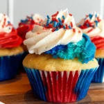 Red White and Blue Cupcakes
