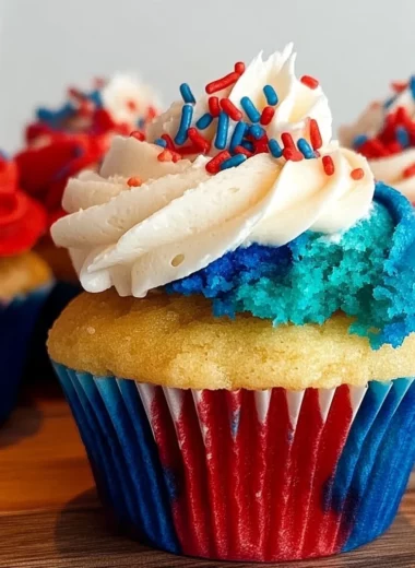 Red White and Blue Cupcakes