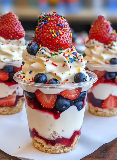 Red White and Blue Parfaits Recipe