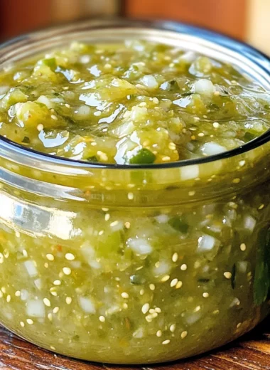 Roasted Tomatillo Salsa Verde Canning Recipe