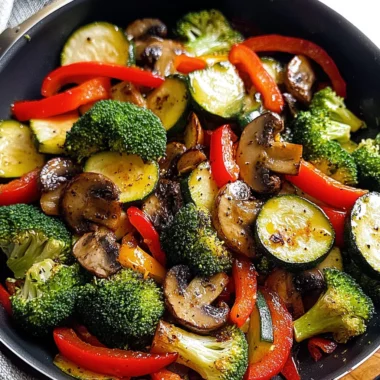 Sauteed Vegetables Recipe (20 Minutes!)