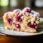 Sour Cherry Cobbler Coffee Cake