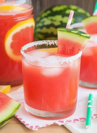 Spiked Watermelon Lemonade