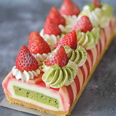 Strawberry Matcha Tart