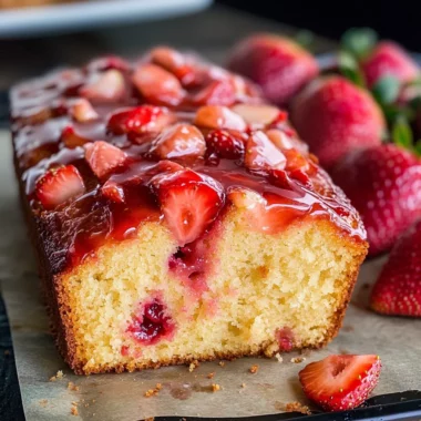 Strawberry Pound Cake