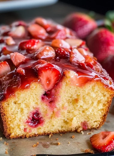 Strawberry Pound Cake