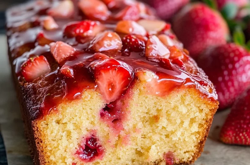 Strawberry Pound Cake