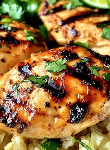 Sweet Chili Coconut-Lime Grilled Chicken