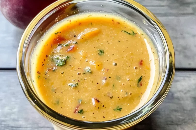 Sweet Peach Salad Dressing