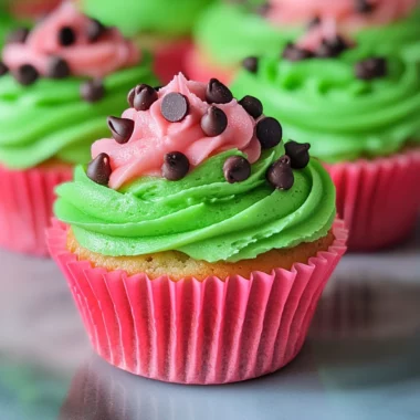 Watermelon Cupcakes