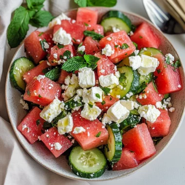Watermelon Feta Salad