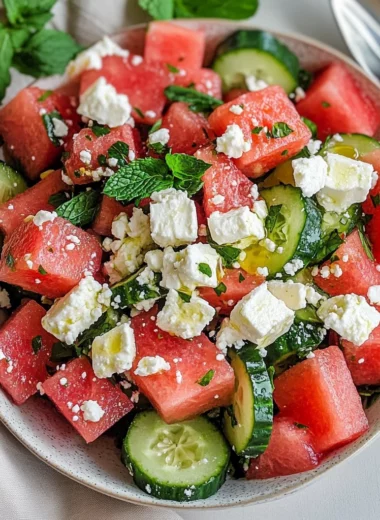 Watermelon Feta Salad