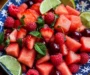 Watermelon Fruit Salad with Lime Mint Dressing