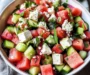 Watermelon Salad with Feta Cheese