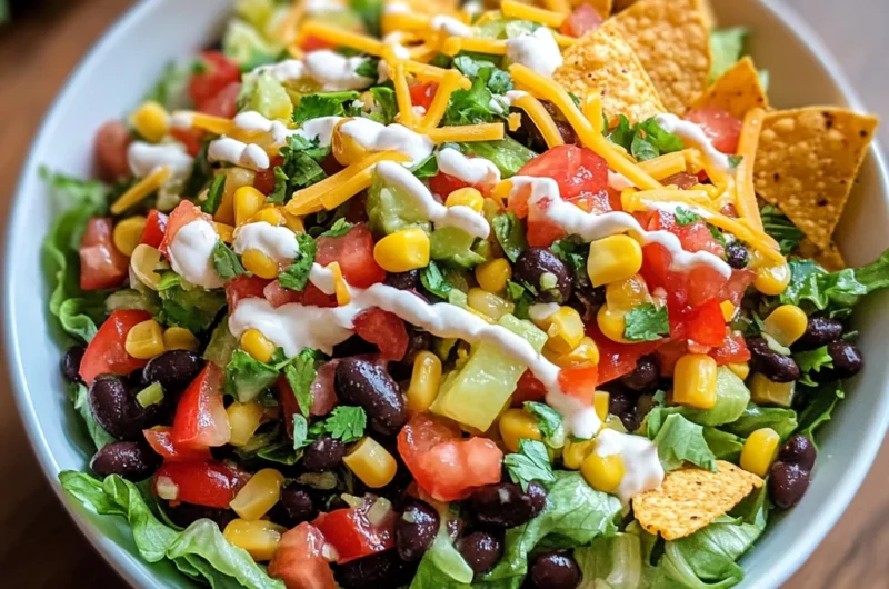 Black Bean Taco Salad