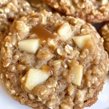 Caramel Apple Oatmeal Cookies