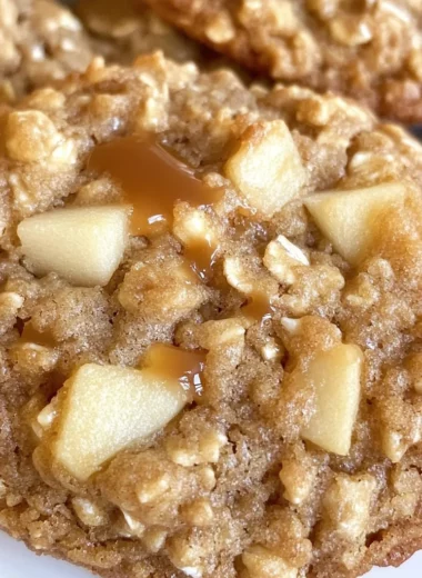 Caramel Apple Oatmeal Cookies
